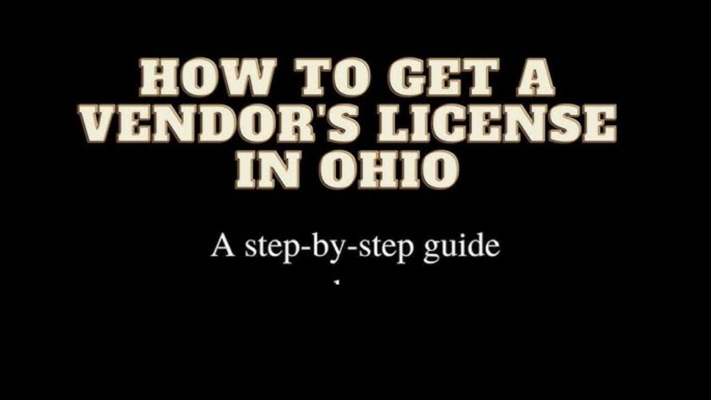 How to Apply for a Montgomery County Ohio Vendor's License