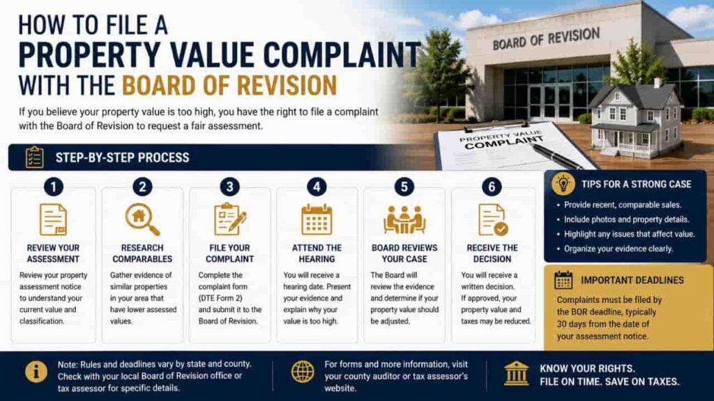 How to File a Property Value Complaint with the Board of Revision