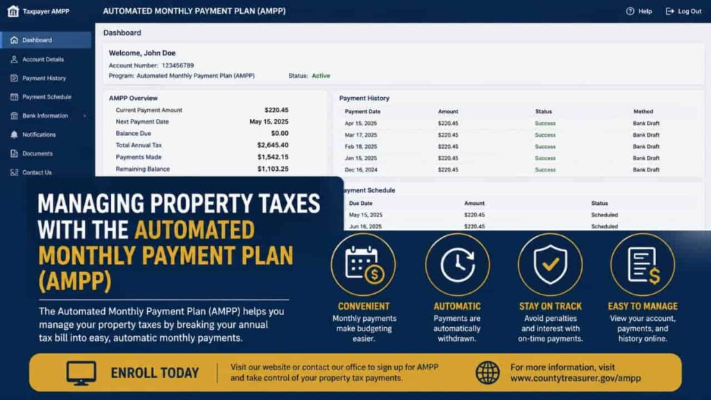 Managing Property Taxes with the Automated Monthly Payment Plan (AMPP)