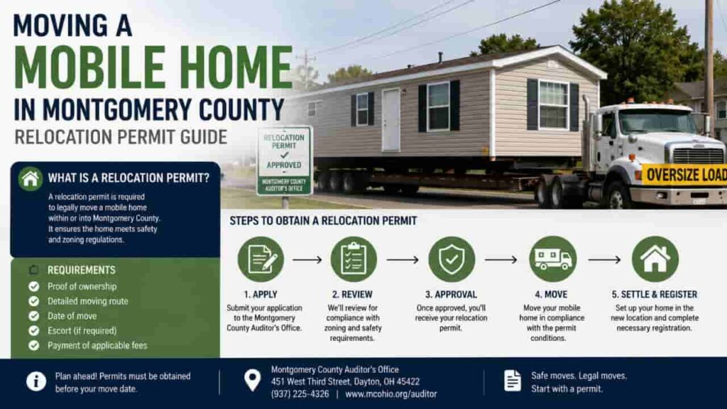 Moving a Mobile Home in Montgomery County, Relocation Permit Guide